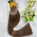Ombre Straight Bulk Braiding Hair 100% Brazilian Virgin Remy Human Hair Extensions 613 Blonde Color Natural Hair Piece