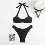 Sexy Women's Swimsuit 2026 Summer Bikini Two-piece Swimwear for Woman Beachwear Halter Bikinis Sets Swimming Beach Bathing Suits