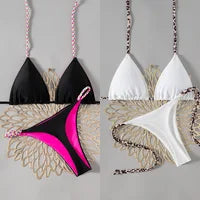 Bikini Print Swimsuit Beach Sexy Ladies Swimwear Seaside Vacation Secondary image
