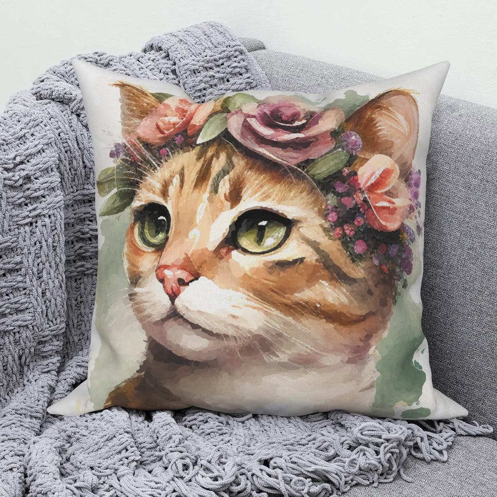 Modern Sofa Decorative Pillowcase Home Decor Set Cute Cat   Cushion Cover Throw Pillow