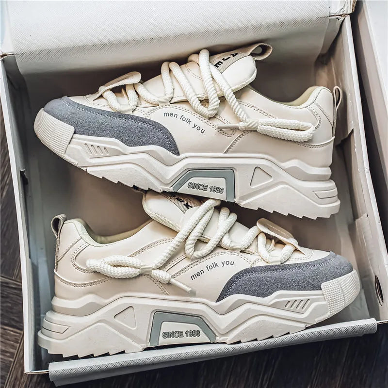 Men's Sports Casual Shoes - Comfortable Trendy for Hiking Training Skateboarding