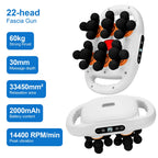 42-Heads Fascia Gun High-Frequency Vibration Body Massage Gun Back and Waist Massager Neck Shoulder Massager Muscle masajeador