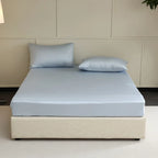 Mulberry Silk Fitted Bed Sheet with Elastic Bands Luxury Mattress Cover Single Double King Queen Size Bed Cover 100/140/200/220