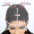 Kinky Curly Human Hair Bob Wig Water Lace Front original Human Hair Wigs For Women PrePlucked Brazilian 13x4 Lace Frontal Wig
