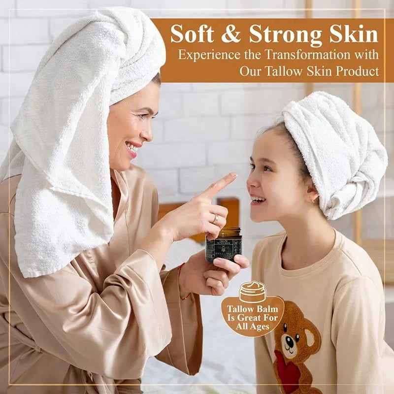 Organic Grass Fed Beef Tallow Balm With Raw Honey Moisturizing Cream For Soft Smooth Skin Handmade All-Natural Moisturizer Skin Secondary image