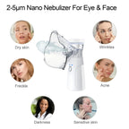 Spray-head Nano Mist Sprayer Mini Handheld Hydrating Humidifier Skin Care Portable Facial Steamer Nebulizer