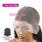 Highlight Wig Human Hair Ombre HD Lace Wig 13x6 Bone straight Human Hair Frontal Wig Brazilian 13x4 Bone Straight Wigs For Women