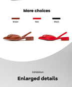 CHCH Women's Sandals 2026 New Black Pointed Flat bottomed loafers Simple Black Business Women's Shoes
