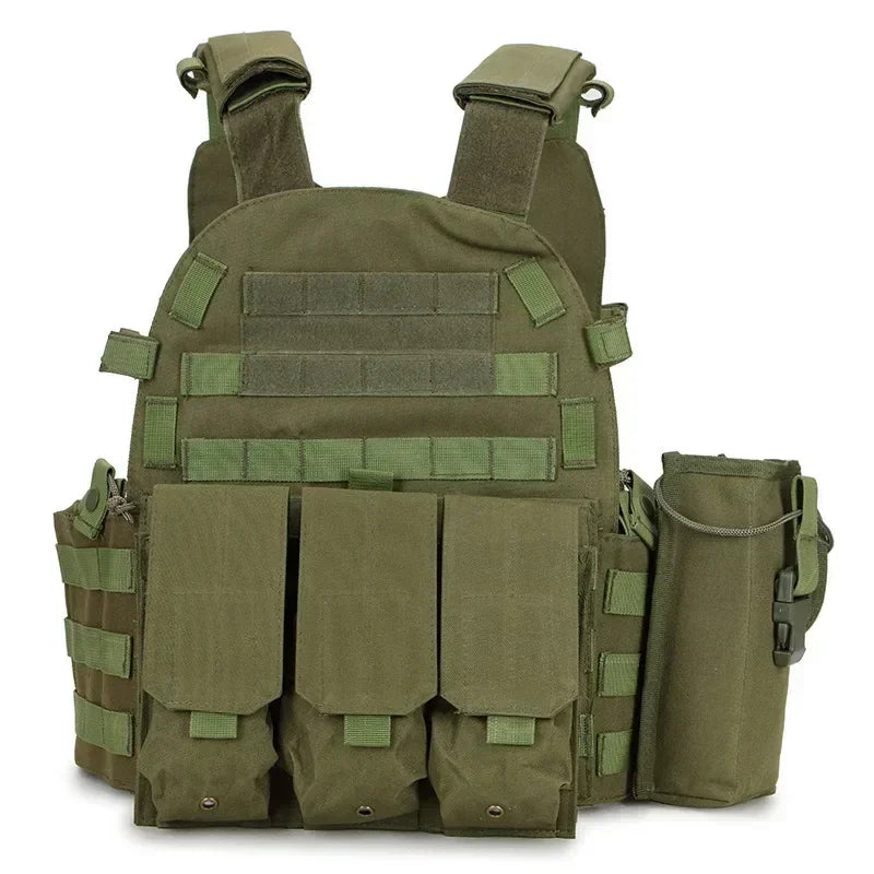 Military Tactical Vest Body Armor Combat Army CS Gear Hunting Plate Carrier Airsoft Accessories Wargame Pouch Molle Vest