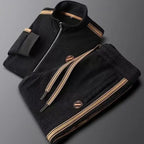 Autumn Sports Men Sets Suit for Men Zipper Hooded Cardigan Jacket Straight leg Sweatpants two-piece Set