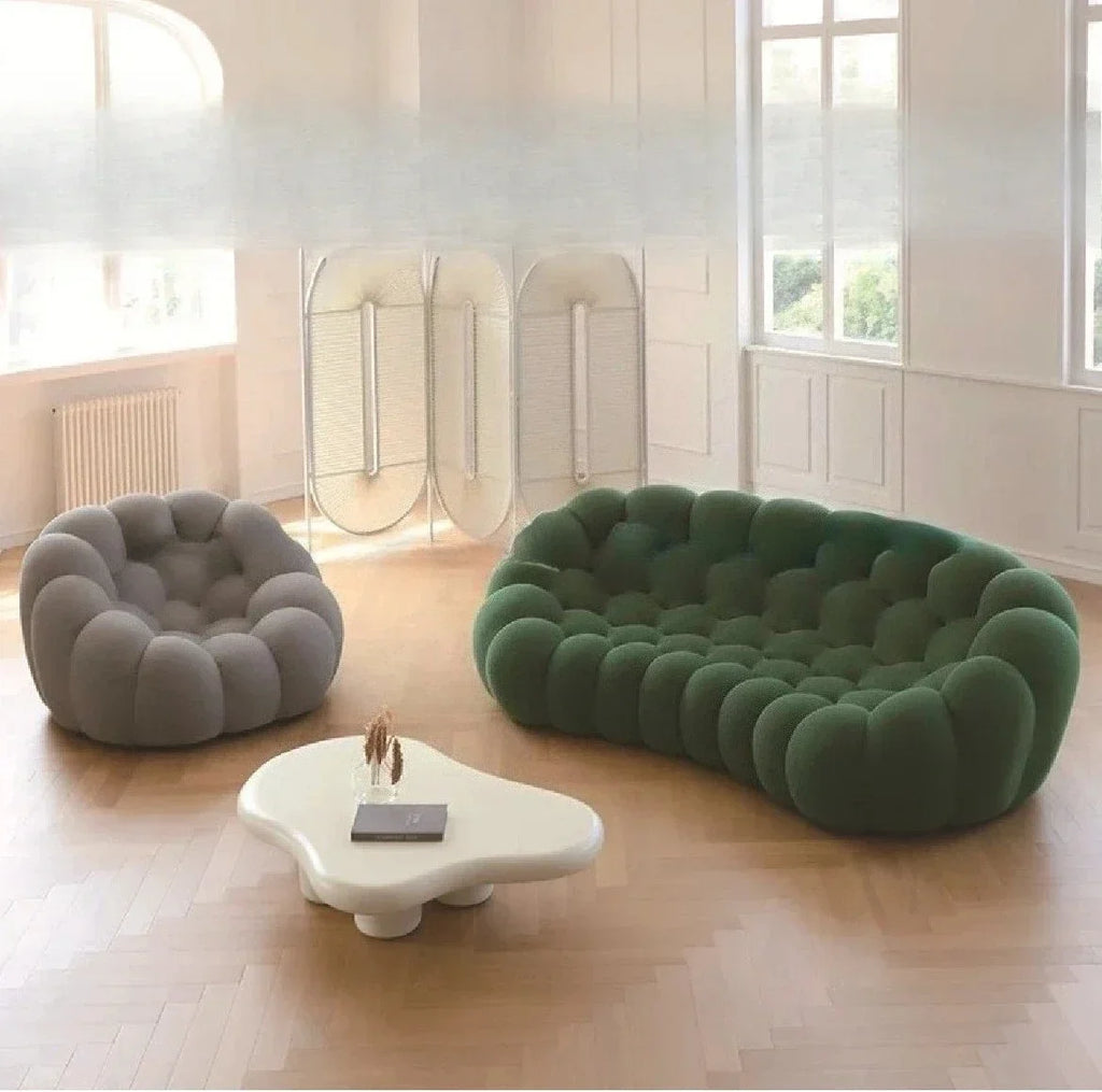 Sofa Cat Claw Fabric Cream Wind Bubble Sofa,sofa set living room furniture sofas for living room sectional sofa home furniture