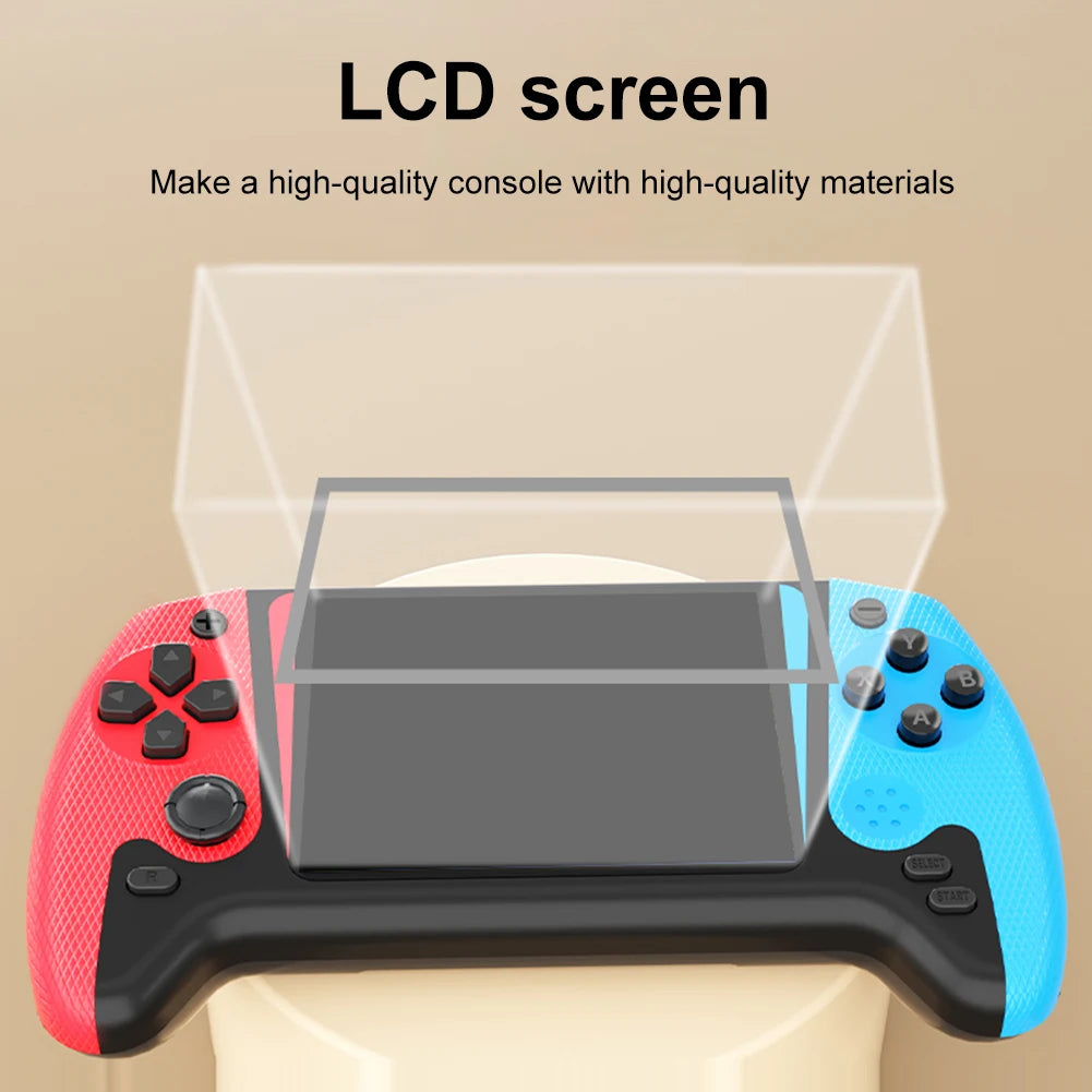 Retro Handheld Game Console 3.5inch LCD Screen Built-in 500 Games Gaming Console 1200mAh Nostalgic Game Console for Kids Adults