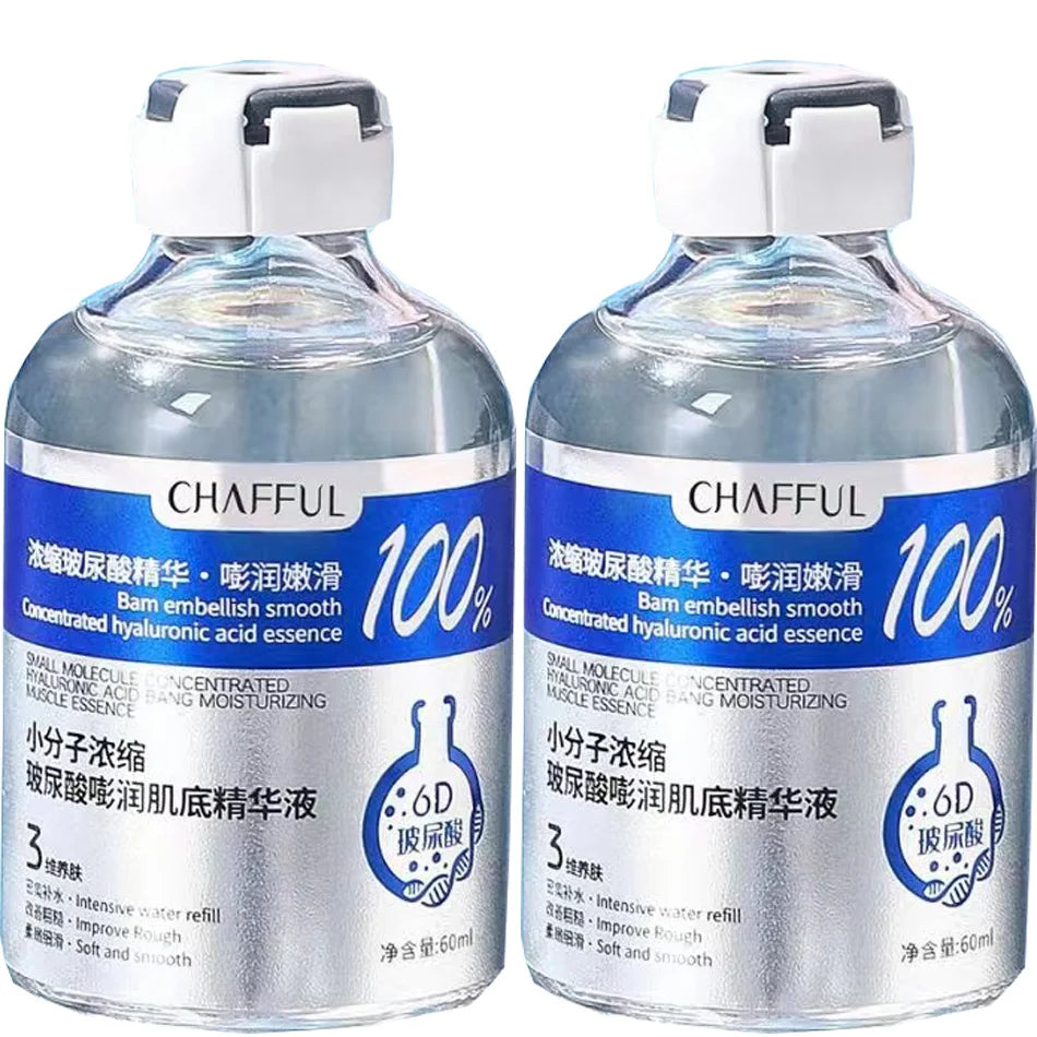 2pcs Hyaluronic Acid Facial Essence Deep Moisturizing Facial Skin Essence Korean Skin Care Products Reduces Dry Skin Main image