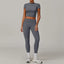 2-Piece Yoga Set – Crop Top & High Waist Leggings