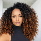 Pre Separated Kinky Curly Crochet Human Hair Extensions Knotless Miracle Knots TB30 Afro Kinky Feather Crochet Hair For Braids