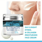 ENVISHA Retinol Collagen Cream Face Skin Care Anti-aging Wrinkle Deep Hydration Moisturizing Skin Health Whitening Exfoliation