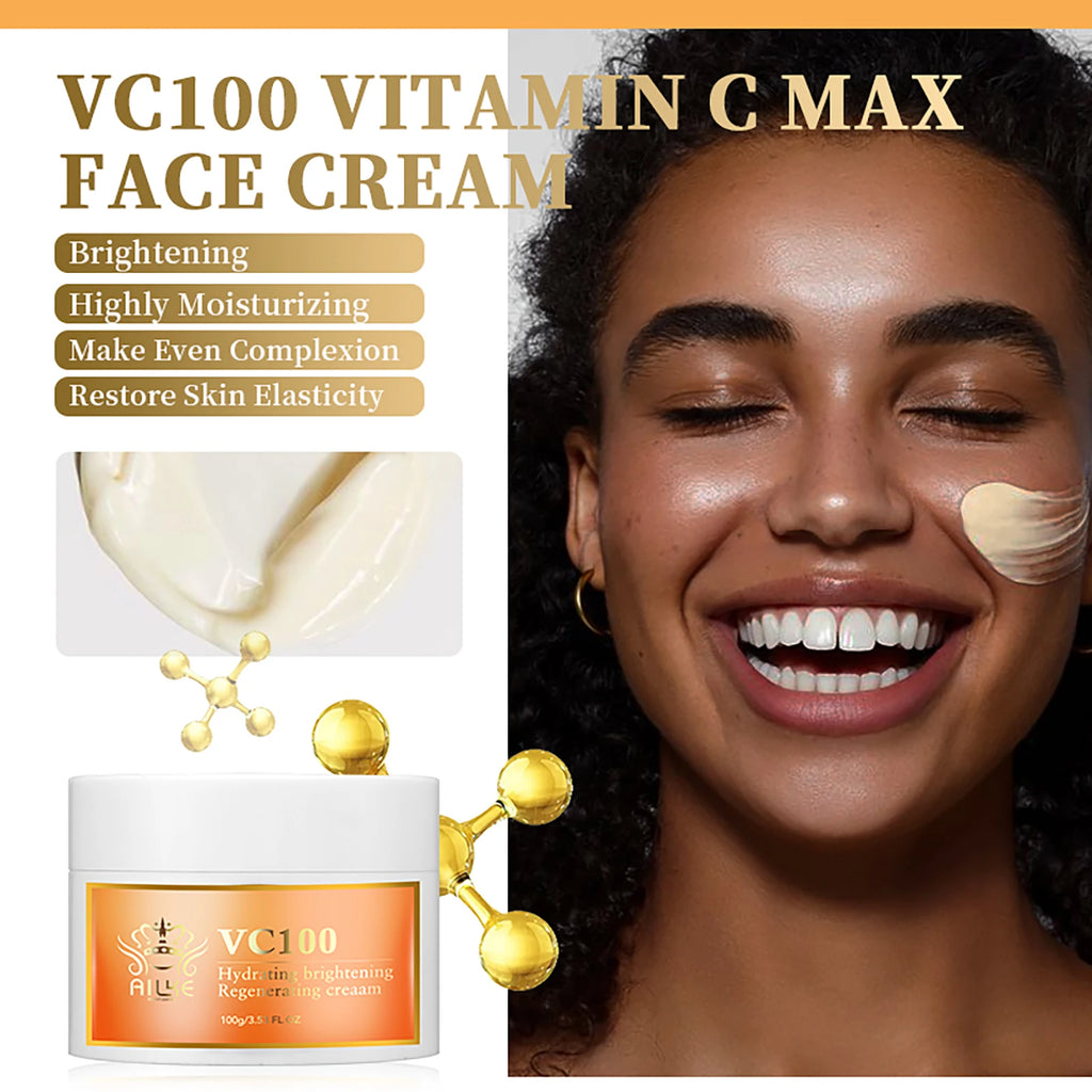 AILKE Vitamin C Whitening Set for Women, Reduce Dark Spots, Hyperpigmentation, Skin Moisturizer, With Collagen, Vitamin E