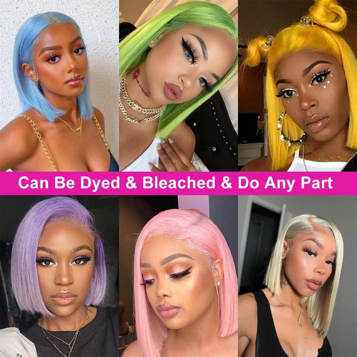 12 14 16 Inch 200 Density Straight Lace Front Human Hair wig Short Transparent 13x4 Bob Lace Frontal Wigs 613 Honey Blonde Remy