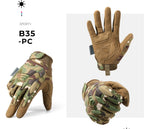 Men Tactical Gloves Touch Screen Outdoor Sport Paintball Combat Hiking Hunting Riding Bike Non-slip Breathable Cycling Equipment