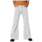Fashion Casual Flared Pants Pant For Men Classic Simple Solid Color High-Rise Trousers Trendy Street High Street Denim Pants