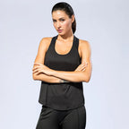 Women's gym tops black sleeveless yoga tops ladies gym shirts gym vests running workout boxing letter tops backless shirts