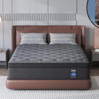 9" Twin Full King Queen Size Mattress in a Box Hybrid Spring Memory Foam,Euro Top Mattresses Medium Firm for Motion Isolat