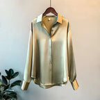 Summer Shirts And Blouses Woman Casual Top Autumn Winter Korean Long Sleeve Button Elegance Sweet Casual Office Lady New Shirts