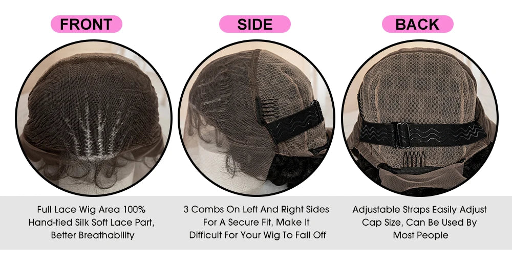 New Synthetic Full Lace Handmade Bantu Braided Wigs African Hair Wig for Black Women Short Cute Knotless Box Braiding Wig