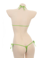 Bikini Swimsuit Outfits for Women Sexy Micro Mini Bikini Set Bandage Bra Thong Two Piece Swimwear Beachwear Bathing Suit Femme