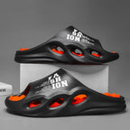 Men Fashion Massage Slippers Indoor/Outdoor Sandals Beach Flip Flop Thick Sole Male Slides Summer Non-Slip Men Shower Slippers