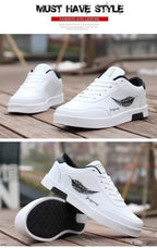 Men Sneakers 2026 Summer Men's White Sports Shoes Fashion Male leather casual Shoe Zapatillas Hombre Chaussure Homme