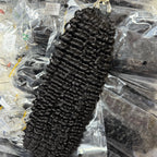 NABI Pre-Separated Crochet Human Hair Bundle Miracle Knots Braiding 14-18inch Water Wave Curly 100% Human Hair for Women