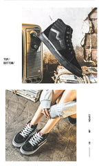 Canva Women's Casual Korean Style Flat Shoes New Arrival Winter 2023 Trendy Ins Net Red Cotton Shoes Versatile For Students