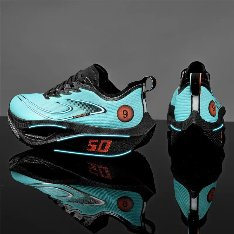 Unisex 2025 Full Carbon Plate Running Shoes Professional Marathon Racing Lightweight Bounce Cushion Breathable Sports Sneakers Secondary image