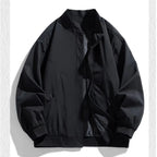 2026 autumn new men's pilot jacket fashion casual light solid color baseball uniform sportswear jacket, DIY LOGO S-4XL