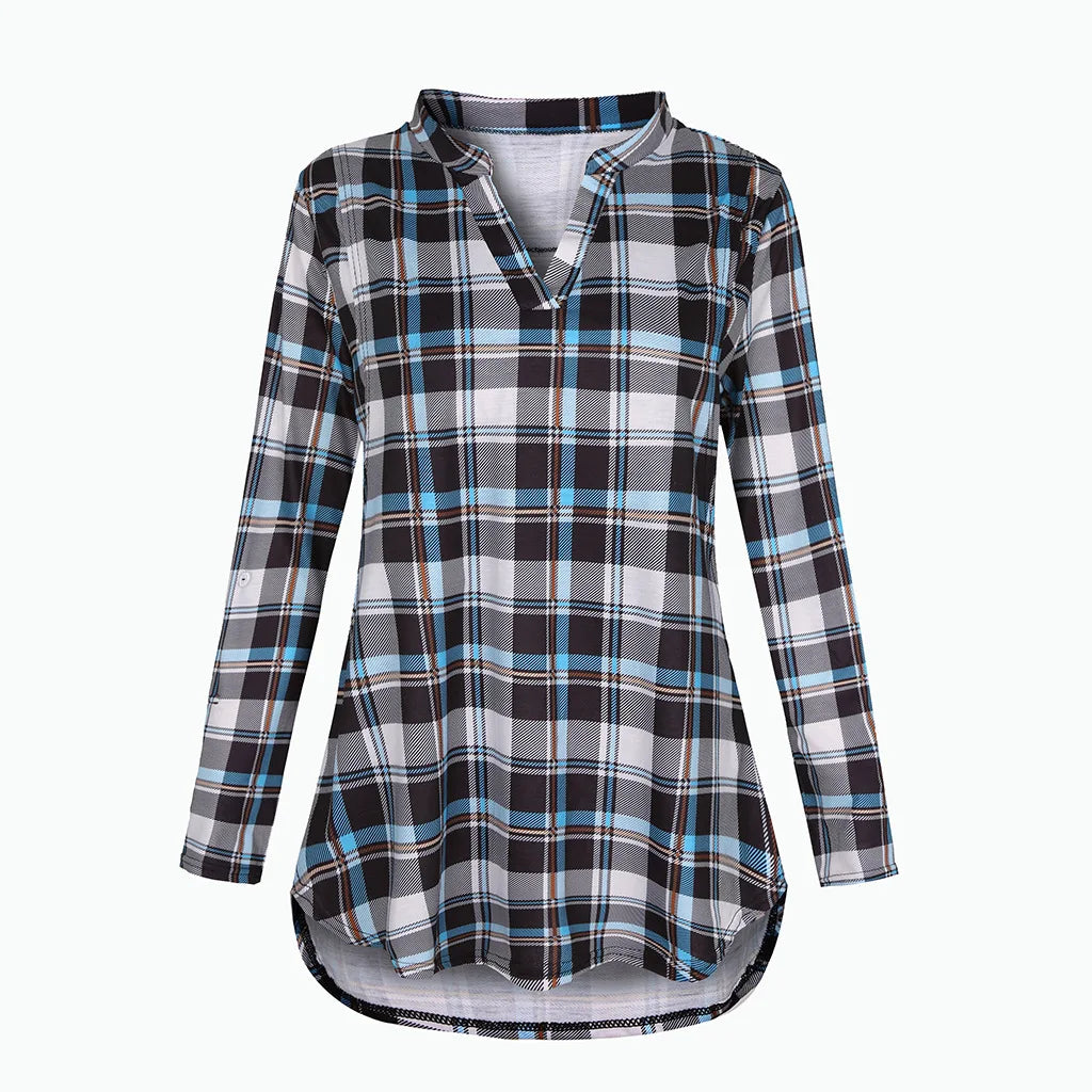 Women's Maternity Breastfeeding T-shirt V-Neck Solid Color Long Sleeve Nursing Tops Clothes for Pregnant Women