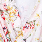 Maternity Robe,Matching Swaddle Set ,Mommy and Me Set, Floral Hospital Robe Bag,Baby Shower Gift,Mama Robe,Baby Girl Blanket