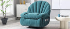 Power Recliner Chair Swivel, Comfortable Soft Fabric Shell Shape with Storage 360 Swivel Electric Big Tall Single Reclining Sofa