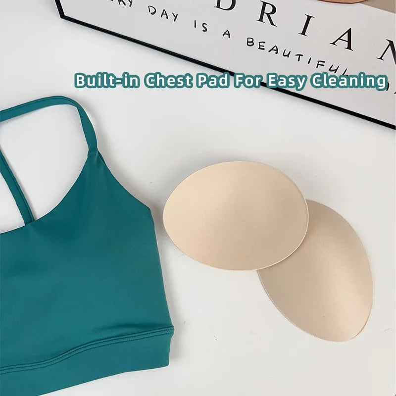 Women Fitness Sports Bra Top Sexy Beauty Back Gym Crop Tops Shockproof Fitness Quick Drying Pilates Running Yoga Tank Top