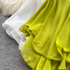 New Summer Spaghetti Straps Ruffle Sleeveless Tanks and Camis Korean Corset Crop Tops Solid Tank Camisoles Women Clothes Y2k