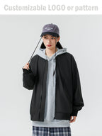 2026 autumn new men's pilot jacket fashion casual light solid color baseball uniform sportswear jacket, DIY LOGO S-4XL