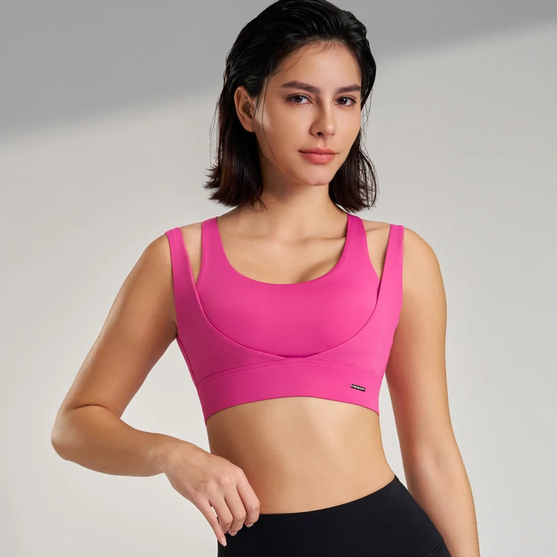 Sports Tops Women's Gym Sexy Underwear Sports Bra Tank Top Gathering Shockproof Women's Sports Underwear High Elasticity Secondary image