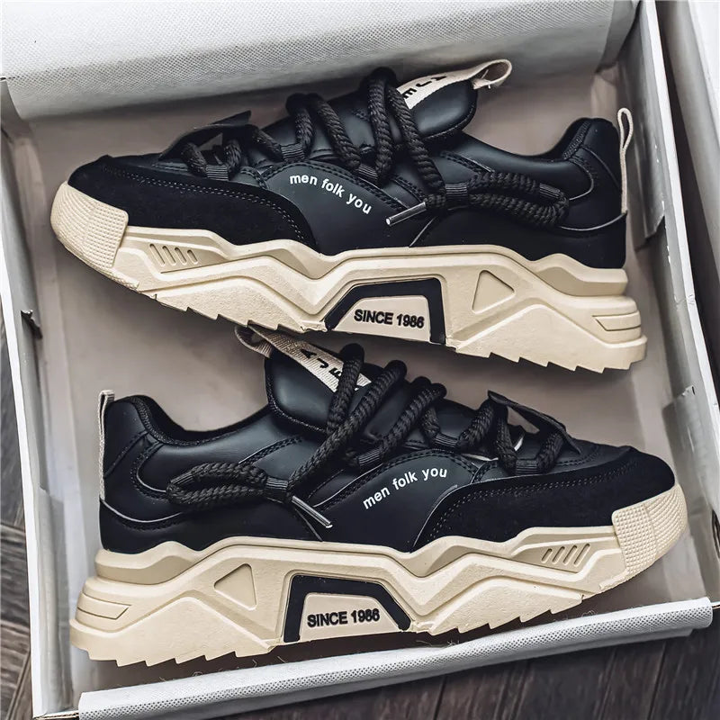 Men's Sports Casual Shoes - Comfortable Trendy for Hiking Training Skateboarding