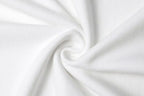 Heavyweight Impermeable 300g Carbon Matte Pure Cotton Thick Short Sleeved T-shirt Men and Women Pure White Simple Base Shirt