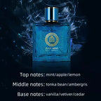 Charming Cupid Men Perfume Long-Lasting Fragrance Fresh Natural Dating Eau De Toilette Cologne Citrus Ocean Body Spray For Man