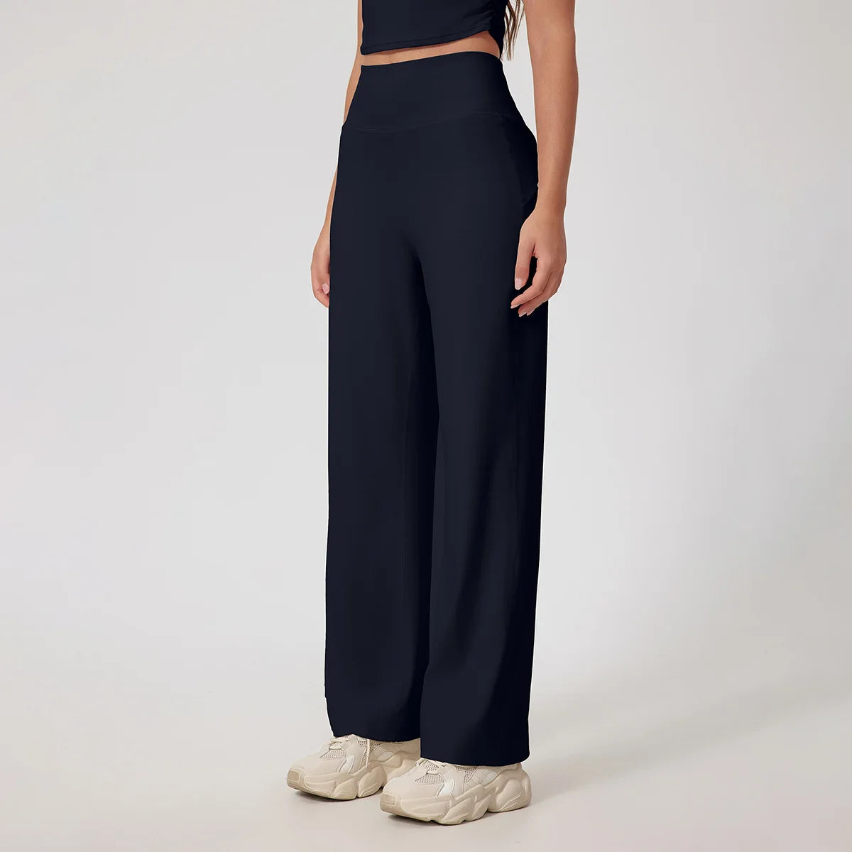 New Women Sportswear Yoga Set Sport Suit Gym Workout Clothes Gym Vest Crop Top High Waist Straight leg Pants Fitness Sports Wear