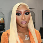 250 Density Human Hair Wigs Blonde 613 Lace Front Wigs 13x6 Straight Human Hair Lace Frontal Wig Brazilian Hair Wigs for Women