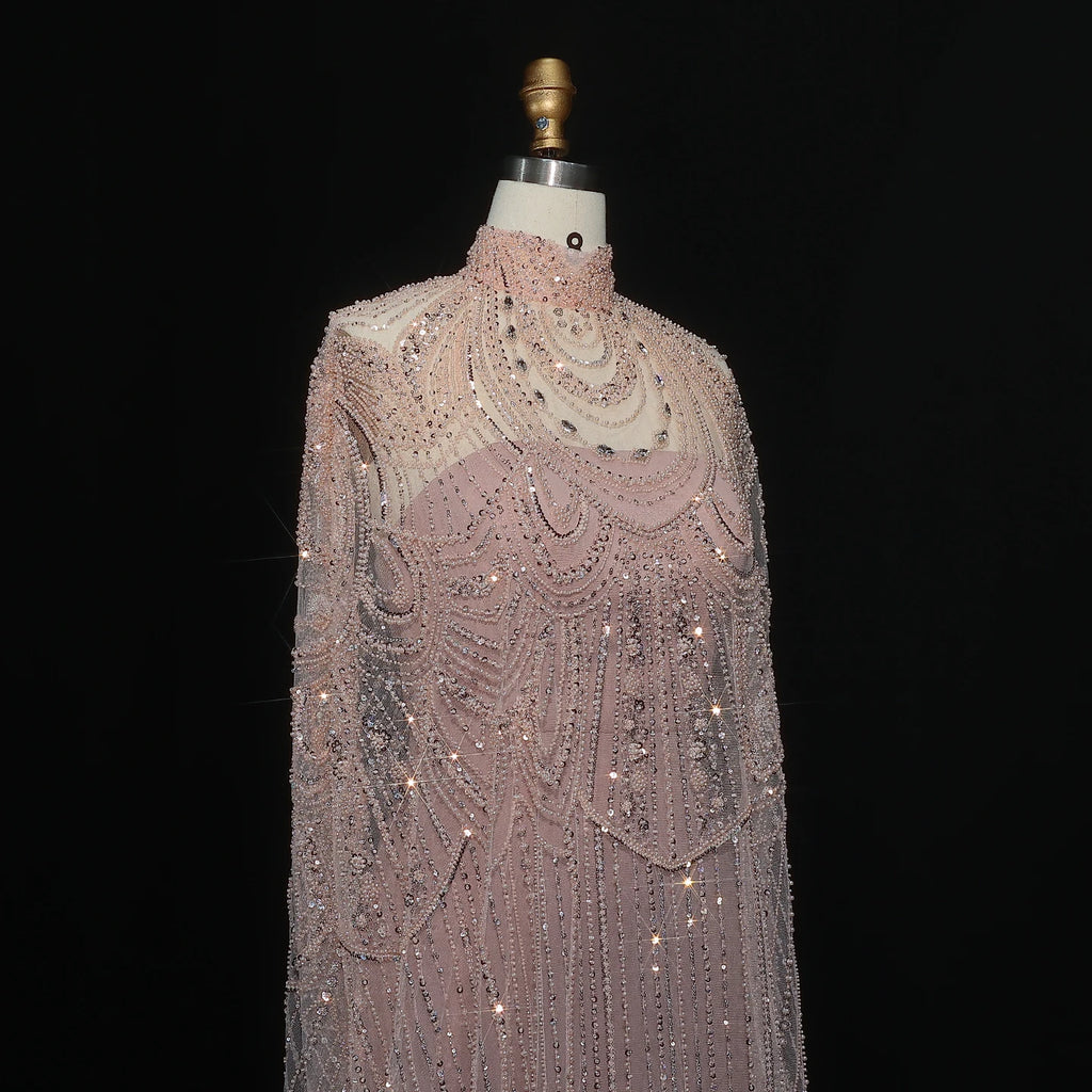 Customized Evening Dresses Luxury sexy Prom Dress Caftan Nude Wedding Formal Elegant Exquisite High Quality Party Gown for Women