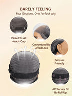Julia Hair 13X4 Bangs Lace Front Wig Human Hair Wear and Go Glueless Wig Brazilian Loose Wave Human Hair Wig Density 150%