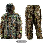 Men's Ghillie Suit, 3D Lightweight Hunting Clothes, Hooded Camouflage Clothing Breathable Hunting Suit